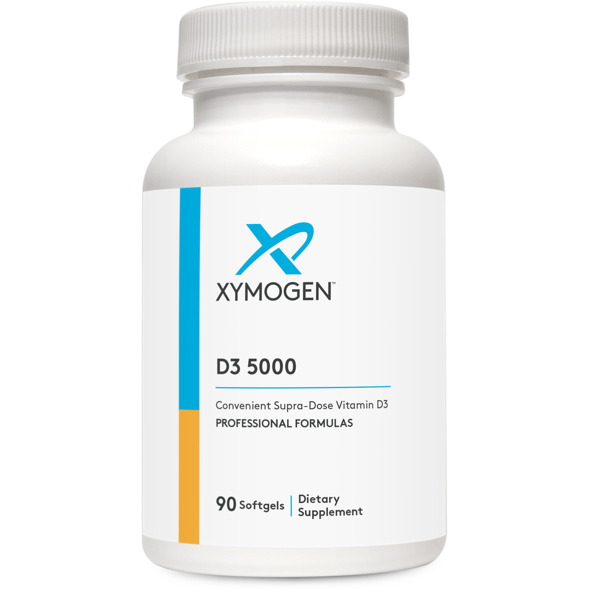 Xymogen, D3 5000, 90 Softgels UPC 871149001667 | HiLife Vitamins